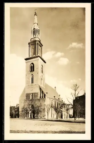 AK Berlin, Die Marienkirche, Neuer Markt