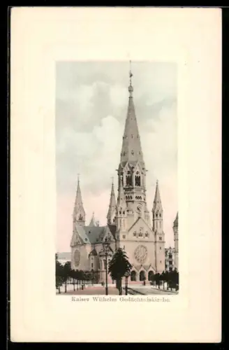 AK Berlin-Charlottenburg, Kaiser Wilhelm Gedächtniskirche