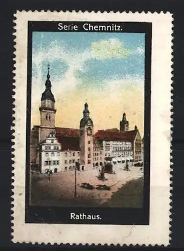 Reklamemarke Chemnitz, Serie Chemnitz, Rathaus