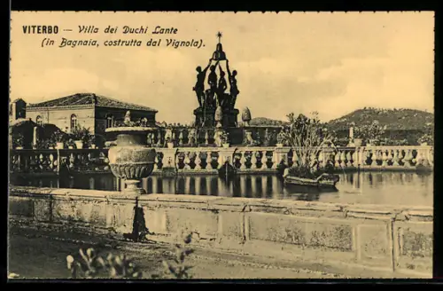 AK Viterbo /Bagnaia, Villa dei Duchi Lante in Bagnaia, costruita dal Vignola
