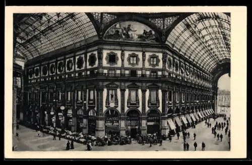 AK Milano, Galleria Vittorio Emanuele II interno