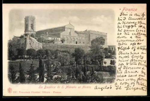 AK Firenze, La Basilica di S. Miniato al Monte