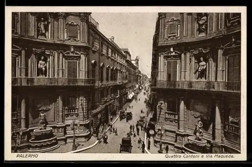 AK Palermo, Quattro Cantoni e Via Maqueda