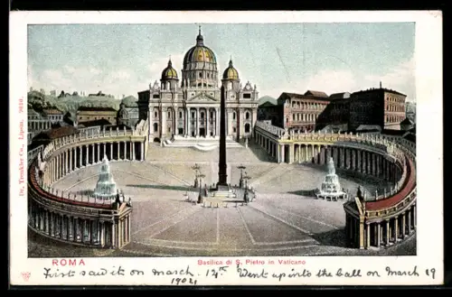 AK Roma, Basilica di S. Pietro in Vaticano