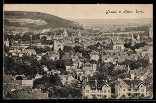 AK Goslar a. Harz, Totalansicht der Stadt