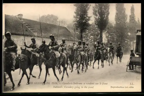 AK India, Indian`s Cavalry going to the front