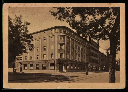 AK Augsburg, Hotel Bayerischer Hof, Inh. Gottlieb Kehrer, Am Platz