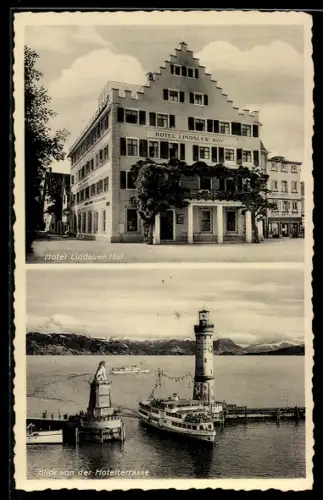 AK Lindau /Bodensee, Hotel Lindauer Hof, Bes. J. J. Staffel-Beckmann