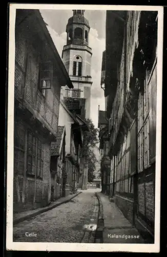 AK Celle, Blick in die Kalandgasse