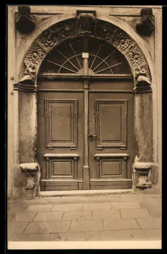 AK Görlitz, Haustorportal, Petersstrasse 10