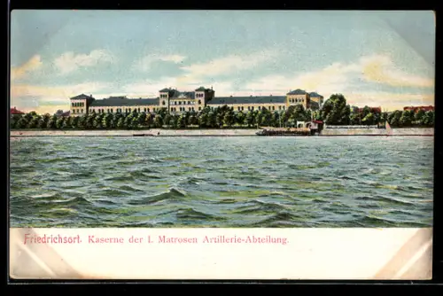 AK Friedrichsort, Kaserne der I. Matrosen Artillerie-Abteilung