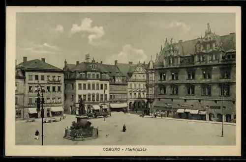 AK Coburg, Marktplatz