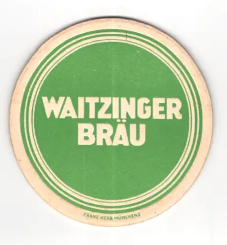 Bierdeckel Waitzinger Bräu