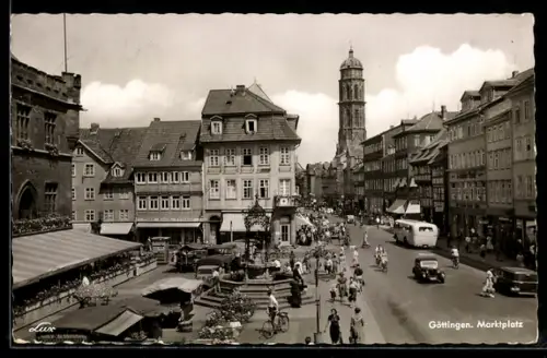 AK Göttingen, Blick auf den Marktplatz