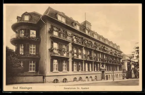 AK Bad Kissingen, Sanatorium Dr. Apolant