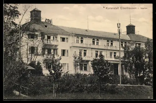 AK Ebenhausen / Isarthal, Sanatorium der Kuranstalt