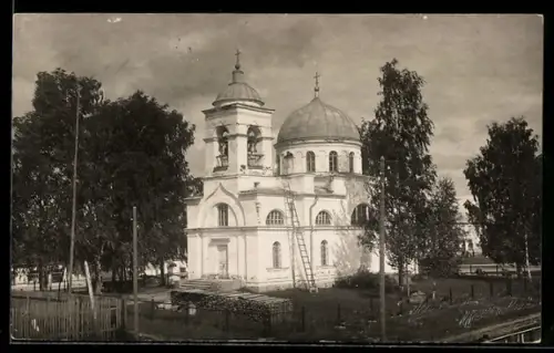 AK Kakisalmi, Orthodoxe Kirche mit Kuppel und Glockenturm