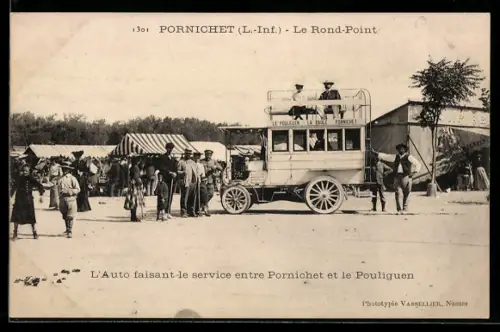 AK Pornichet /L.-Inf., Le Rond-Point