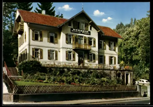 AK Schönmünzach /Schwarzwald, Kurheim Pension Platten