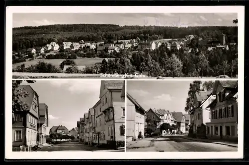 AK Schömberg /Calw, Ortsansicht, Strassenpartien
