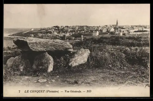 AK Le Conquet /Finistère, Vue Générale