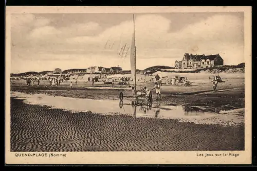 AK Quend-Plage /Somme, Les jeux sur la Plage