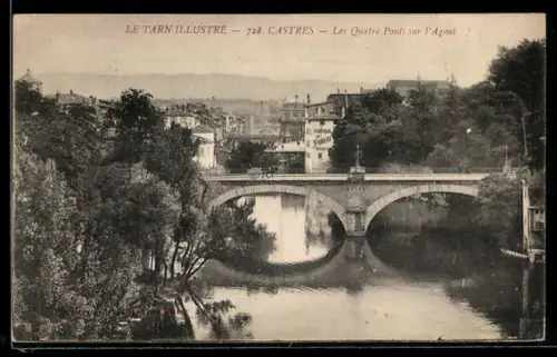 AK Castres, Les Quatre Ponts sur l`Agout