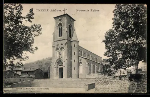AK Theizé /Rhône, Nouvelle Église
