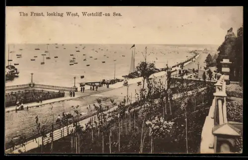 AK Westcliff-on Sea, The Front, looking West