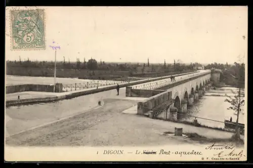 AK Digoin, Le Viaduc Pont-aqueduc