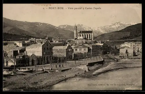 AK Port-Bou, Vista parcial y Casino España