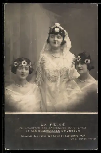 AK La Reine es ses demoiselles d`honneur