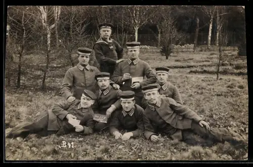 AK Munster, Soldaten vom Stab des 1. See-Bataillons