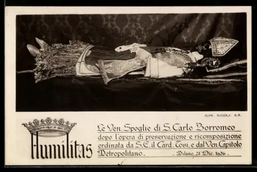 AK Le Ven. Spoglie die S. Carlo Borromeo