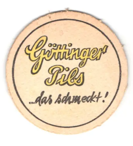 Bierdeckel Göttinger Pils, Göttinger Export