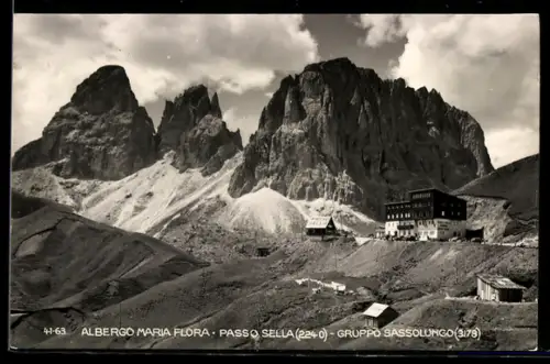 AK Passo Sella, Albergo Maria Flora, Gruppo Sassolungo