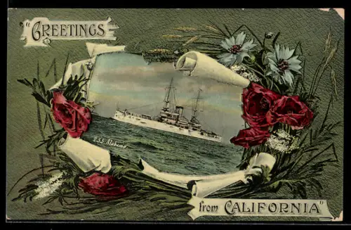 AK US-Navy Schlachtschiff U.S.S. Alabama