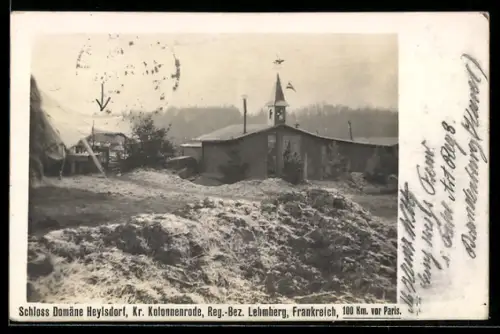 AK Heylsdorf /Kolonnenrode, Lehmberg, Schloss Domäne Heylsdorf