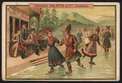 Sammelbild Cambrai, Arlatte & Cie Chicorée Bleu-Argent, Exposition Universelle à Paris 1900