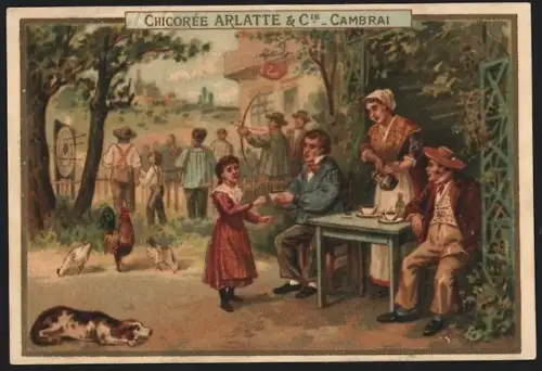 Sammelbild Cambrai, Arlatte & Cie Chicorée Bleu-Argent, Exposition Universelle Paris 1900