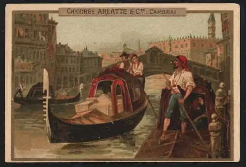 Sammelbild Cambrai, Arlatte & Cie Chicorée Bleu-Argent, Exposition Universelle à Paris 1900