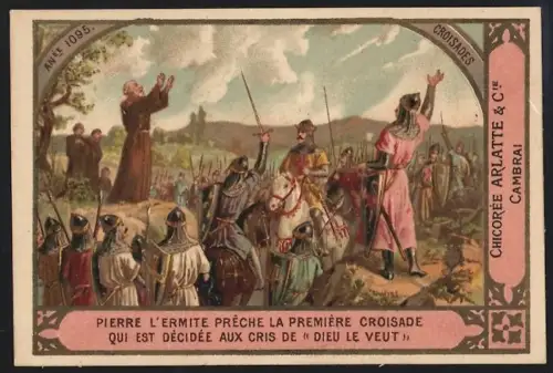 Sammelbild Cambrai, Arlatte & Cie Chicorée Bleu-Argent, Exposition Universelle Paris 1900, Medaille d`Or