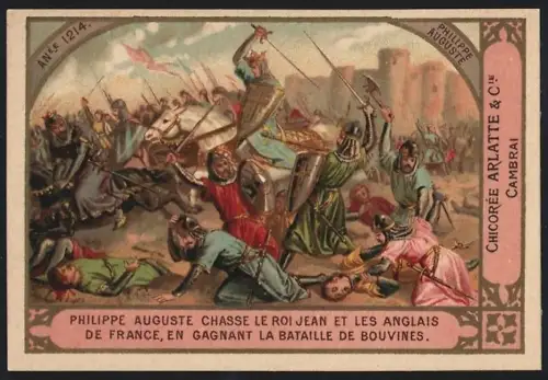 Sammelbild Cambrai, Arlatte & Cie Chicorée Bleu-Argent, Exposition Universelle Paris 1900, Philippe Auguste