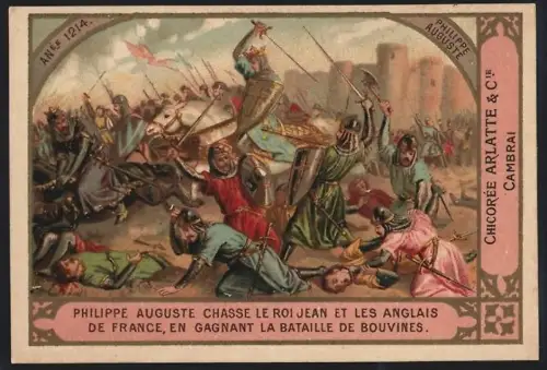 Sammelbild Cambrai, Arlatte & Cie Chicorée Bleu-Argent, Exposition Universelle Paris 1900, Philippe Auguste