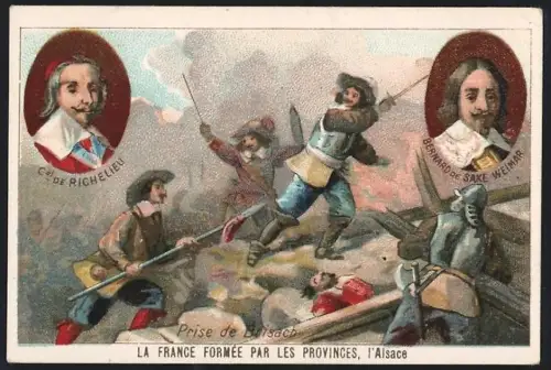 Sammelbild Cambrai, Arlatte & Co Chicorée Bleu-Argent, Prise de Brisach