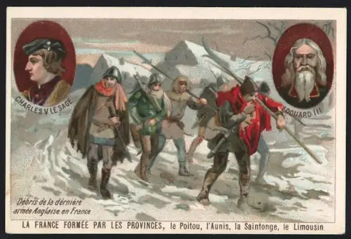 Sammelbild Cambrai, Arlatte & Cie Chicorée Bleu-Argent, Debris de la derniere armee Anglaise en France