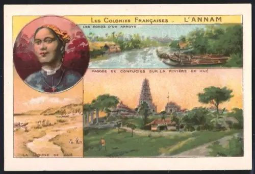 Sammelbild Cambrai, Arlatte & Co Chicorée Bleu-Argent, Les Colonies Francaises, L`Annam