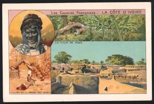 Sammelbild Cambrai, Arlatte & Co Chicorée Bleu-Argent, Les Colonies Francaises, La Cote D`Ivoire