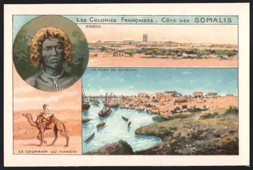 Sammelbild Cambrai, Arlatte & Co Chicorée Bleu-Argent, Les Colonies Francaises, Cote de Somalis
