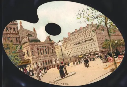 Sammelbild Cambrai, Arlatte & Cie., Chicorée Bleu-Argent, Place de l`Opéra